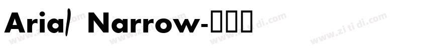 Aria1 Narrow字体转换